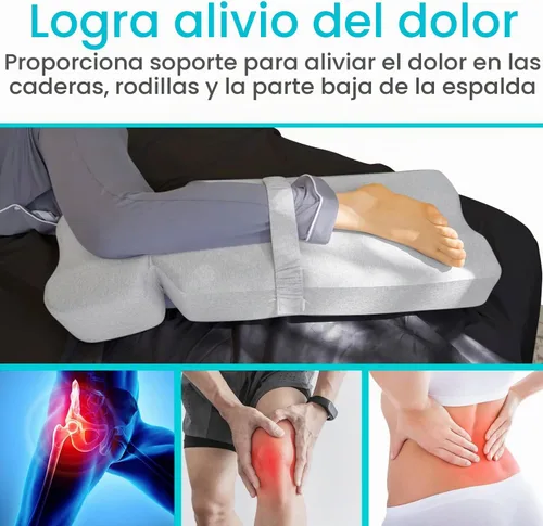 Vista 4 de Xtra-Comfort - Almohada para las piernas para dormir de lado - Almohada para el dolor de cadera para entre las piernas - Cuña de espuma
