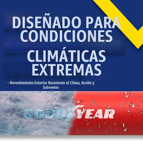 Vista 3 de Goodyear - Manguera de aire híbrida de 50' x 3/8", 300 PSI, sin torceduras, fabricada en Estados Unidos