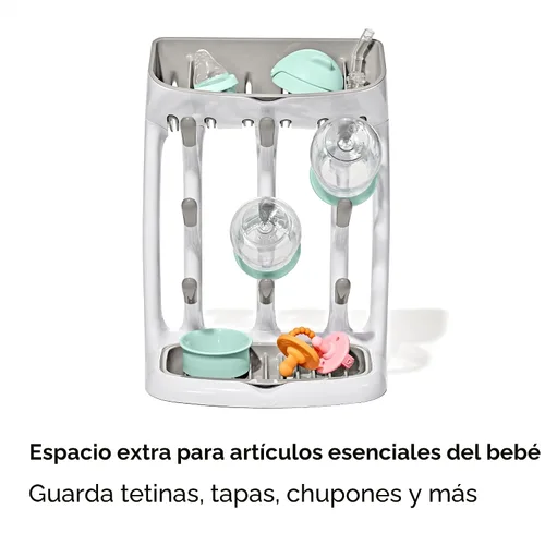Vista 4 de OXO Tot plástico ahorro de espacio estante de secado para cocina