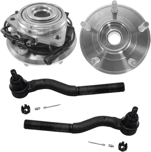 Vista 85 de Detroit Axle - Kit de suspensión delantera 4WD para Nissan Frontier Pathfinder Xterra, 2 cubos de rodamientos de ruedas, 2 brazos de control