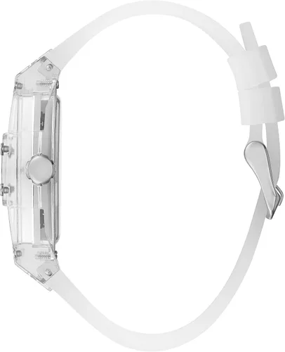 Vista 2 de GUESS Reloj multifunción con esfera expuesta en tono dorado
