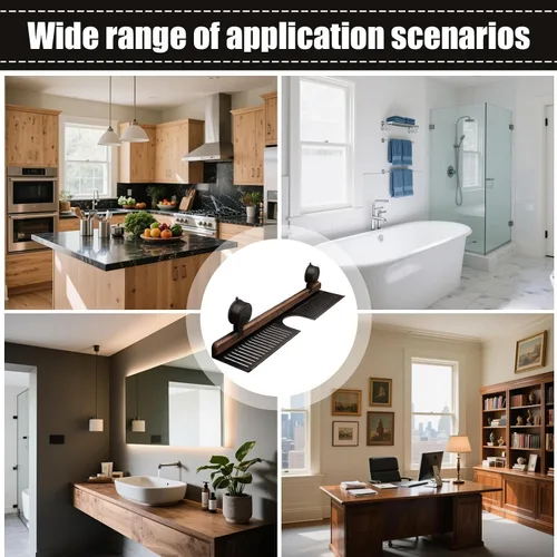 Vista 4 de Organizador de ducha con ventosa, organizador de ducha sin taladro, bandeja de almacenamiento para colgar en la pared para dormitorio, baño