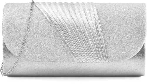 Vista 16 de TINDTOP Bolsos de mano para mujer, bolsos de noche para formal, boda, fiesta, cóctel, graduación, bandolera, sobre, hombro, bolsa de hombro