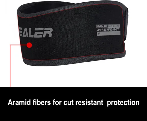 Vista 2 de EALER Hockey Neck Guard Collar, Hockey Core Neck Protect Guard Bib Cut Resistant