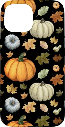 Vista 6 de iPhone 16 Falling Leaves Autumn and Pumpkin Happy Fall Case