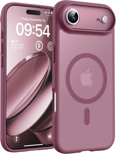 Vista 263 de TOCOL Funda para iPhone 11, compatible con Magsafe, protección completa de cámara, imanes integrados, protección contra caídas, funda translúcida