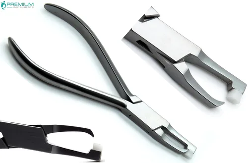 Vista 6 de 6 pcs de Bond Dental de banda abrazadera de ángulo de asiento Hard Wire Pin alambre Alicates de corte