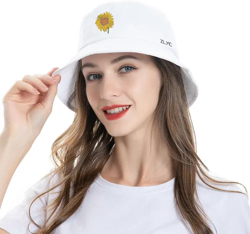 Vista 307 de ZLYC Gorra de pescador bordada de moda unisex para hombres y mujeres