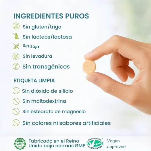 Vista 5 de Suplemento efervescente líquido metilado de vitamina B supercomplejo B