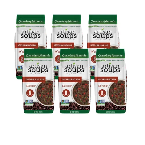 Vista 21 de Canterbury Naturals Mezcla de sopa artesanal, mezcla de sopa de fideos con pollo, sin OMG, hace 8 porciones, bolsa de 6.5 onzas (paquete de 3)
