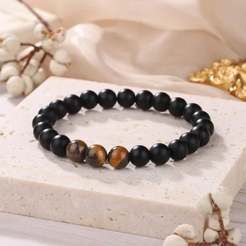 Vista 3 de UPROMI Regalos para papá, padrastro, abuelo, tío, padrastro, hermano, hijo, nieto, sobrino, hijastro, hombre, pulsera, regalo de cumpleaños
