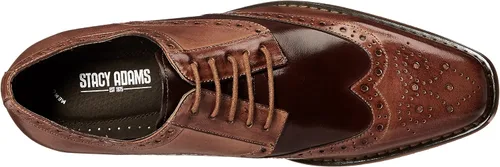 Vista 5 de Stacy Adams Tinsley Wingtip Zapatos Oxford con cordón