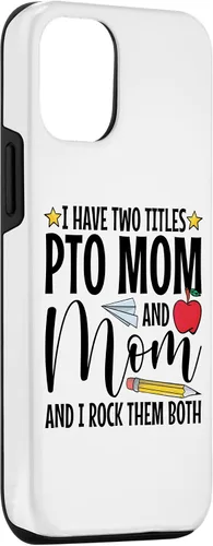 Vista 3 de iPhone 15 Parent Teacher Organization PTO Mom School Volunteer Case