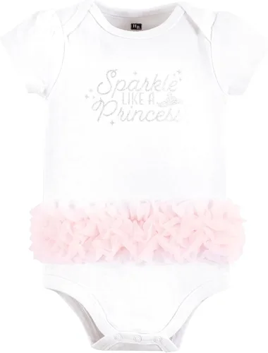 Vista 312 de Hudson Baby baby-girls Cotton Bodysuits 3-pack