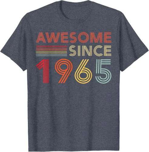 Vista 29 de Camiseta retro de 60 cumpleaños decoraciones para hombres 60 años 1965 60, Negro