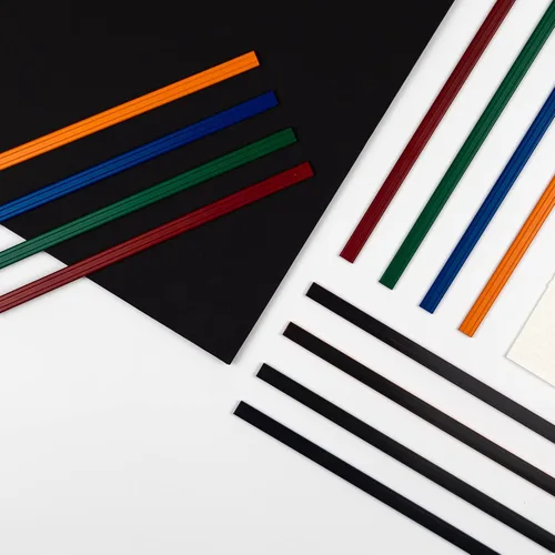 Vista 8 de Barra magnética de color de 8 pulgadas para pizarra blanca, nevera, caja de 12 piezas