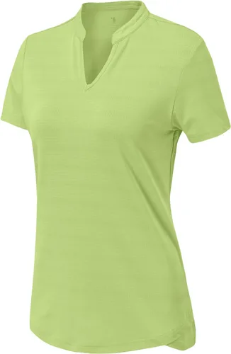 Vista 57 de Gopune Polo de golf con cuello en V para mujer, sin cuello, manga corta, ligera, de secado rápido, camisetas de tenis para correr