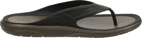 Vista 9 de Crocs Swiftwater Wave Flip Flops zapatos de hombre para la hora del baño.