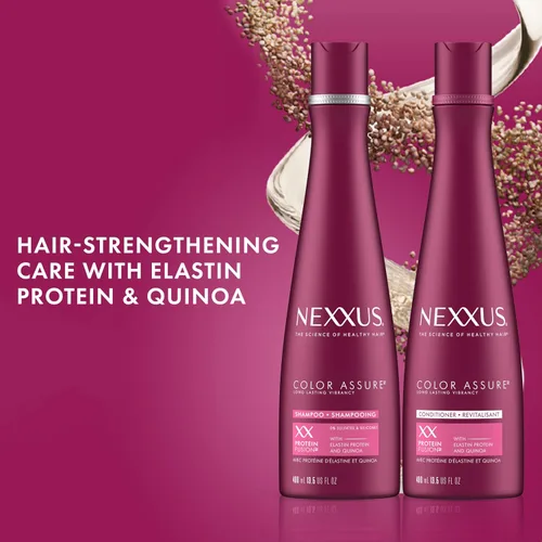 Vista 3 de Nexxus Color Assure Champú y acondicionador para cabello teñido – Mejora el color para hasta 40 lavados, 13.5 onzas, paquete de 2