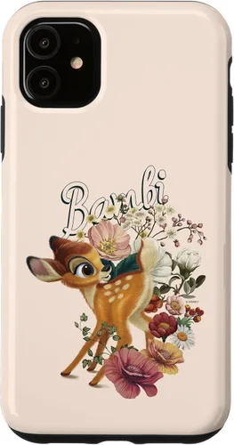 Vista 8 de Funda con logotipo de retrato floral Bambi para iPhone 16 Disney