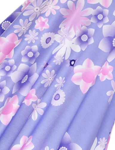Vista 4 de DOCHEER Encanto - Disfraz de Isabella para niñas pequeñas, vestido de verano Mirabel sin mangas (2-10 años)