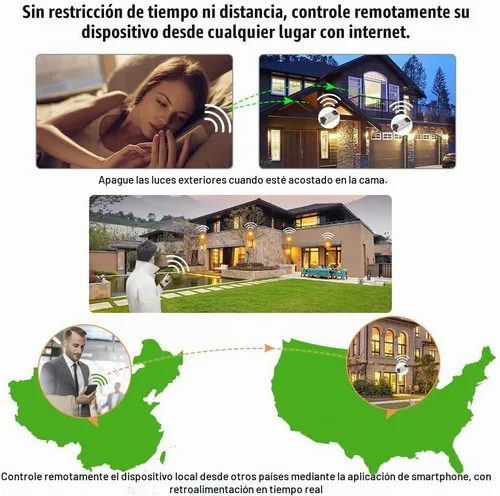 Vista 5 de Interruptor inteligente WiFi eMylo Interruptor de luz de relé inalámbrico, módulo de control remoto Tuya, interruptor temporizador de automatización
