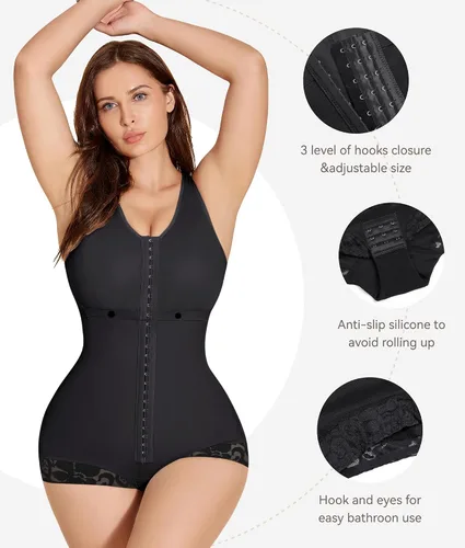 Vista 4 de M MYODRESS Fajas Colombianas - Prenda de compresión para abdominoplastia para mujer, faja moldeadora posparto