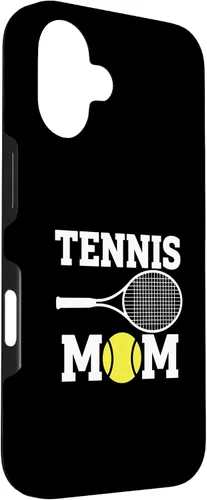 Vista 3 de Tennis Mom Team Parent Proud Mom of A Tennis Player Case for iPhone 16