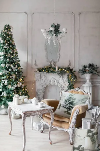 Vista 7 de Funda de almohada decorativa de Navidad, 18 x 18 pulgadas, diseño de muñeco de nieve, conejo, ciervo, plateado, juego de 4 fundas de almohada Hola