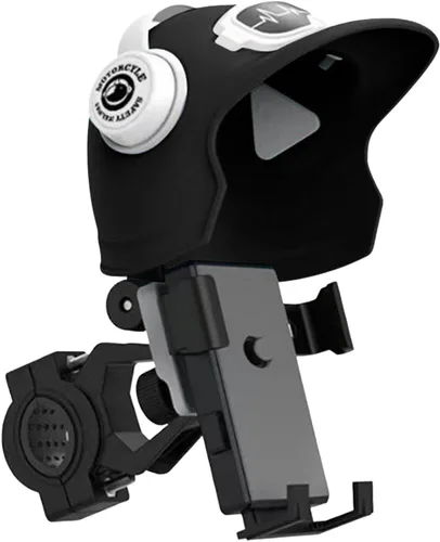 Vista 7 de MagiDeal Soporte de teléfono para bicicleta, visera solar/soporte para teléfono, lindo ángulo ajustable, soporte de teléfono para visera