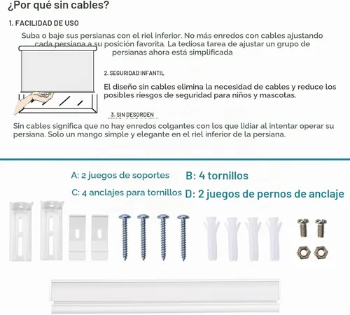 Vista 8 de Changshade Cortinas enrollables de tamaño personalizado con cordón, persianas enrollables para ventanas con filtro de luz y aislamiento térmico