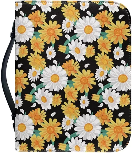 Vista 20 de Flashideas Funda de transporte ligera de la Biblia de la PU para las mujeres, cubierta de la Biblia de moda con asa para el estudio