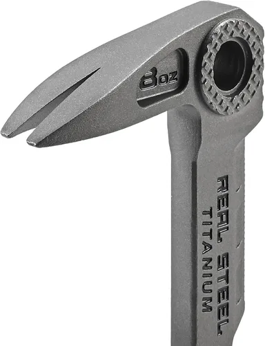 Vista 2 de REAL STEEL 12" Extractor de uñas de titanio de doble extremo con huella de gato, palanca de construcción 0694