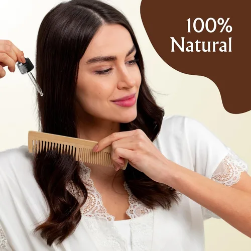 Vista 2 de BodyJ4You Aceite de ricino orgánico USDA - Suero para barba y cuero