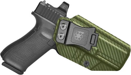 Vista 12 de Amberide IWB Kydex Holster for Glock 17/22 / 31/34 Gen 1-5, Concealed Carry, MOS and Non-MOS Options Available, Adjustable Cant, Posi-Click