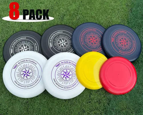 Vista 8 de Ultimate Disc de 6.17 oz para playa, patio trasero, parque, camping y más para todas las edades, multicolor