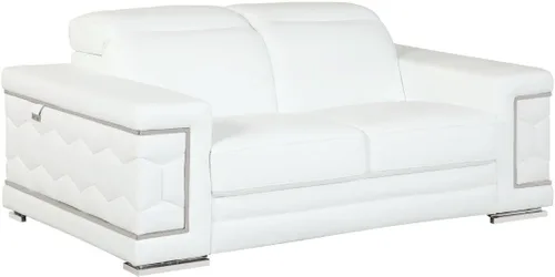 Vista 21 de Blackjack Furniture Usry - Sofá tapizado de piel italiana, color caqui