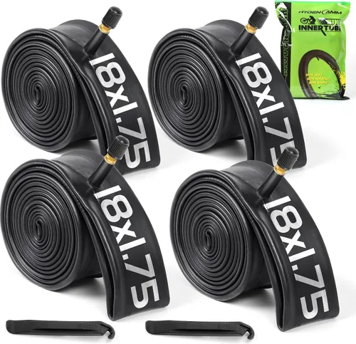Vista 13 de 4 Pack Bike Tubes 12''/16"/18"/ 20"/ 24"/ 26" /27.5''/29