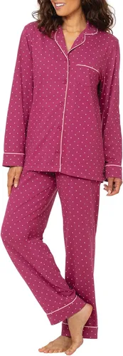 Vista 77 de PajamaGram Conjunto de pijama para mujer – Pijama para mujer, jersey novio, 100% algodón