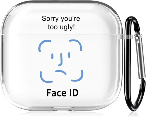 Vista 38 de Funda transparente para AirPods de 2ª generación de 1ª generación, diseño de gatito kawaii para mujeres, hombres y niños, funda de carga de TPU