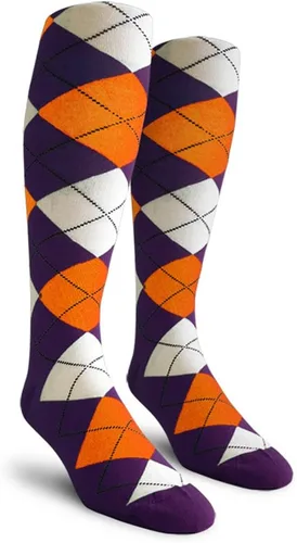 Vista 18 de Golf Knickers Calcetines Coloridos de Algodón Argyle hasta la Rodilla para Hombres, Mujeres y Jóvenes (AA-ZZ)