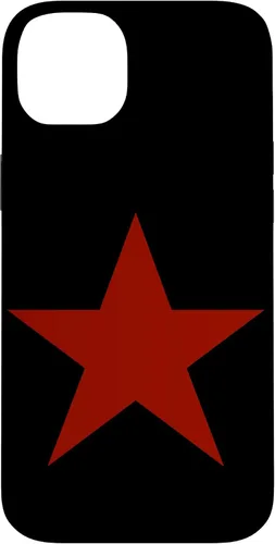 Vista 15 de Cyber Y2K Red Star On Black Front Retro Aesthetic Vintage Case for iPhone 16