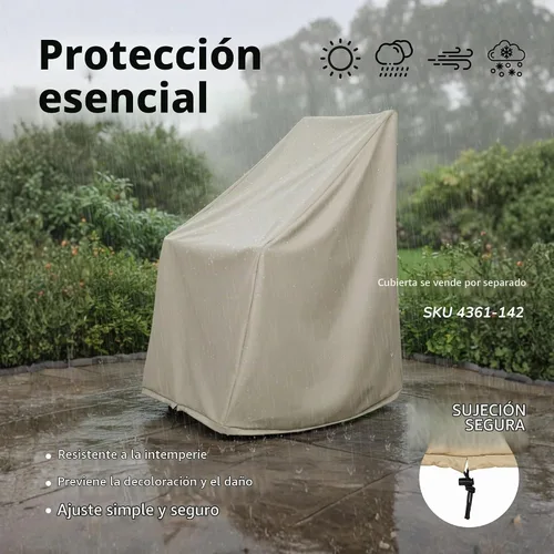 Vista 5 de Shine Company - Silla mecedora Vermont, color negro