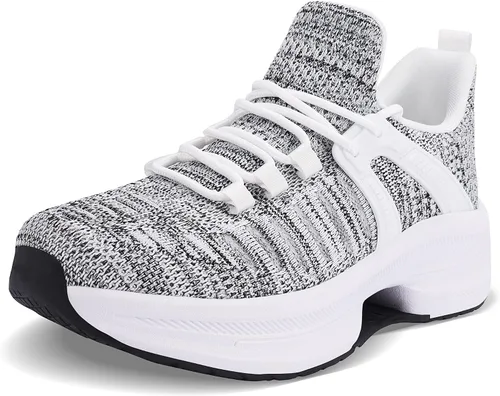 Vista 2 de Makodax Zapatos para caminar para mujer, antideslizantes, cómodos, tenis para correr