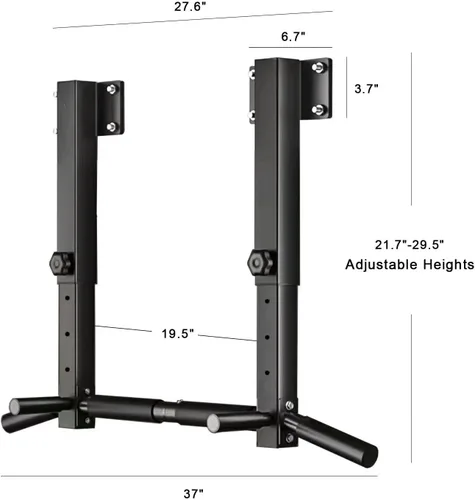 Vista 7 de Wall Mount Pull Up Bar, Joist Beam Rafter Mount Pull-up Bar, Ceiling Mounted Chin Up Bar for Home Gym with Punching Bag Hanger