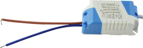 Vista 2 de Regulable 3W Corriente constante de alta potencia LED Conductor entrada AC110V Salida 10V Fuente de alimentación externa LED Lámpara de techo