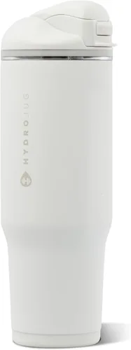 Vista 34 de HydroJug Ease2o - Botella de agua aislada de 24 onzas, tapa con popote y Duna