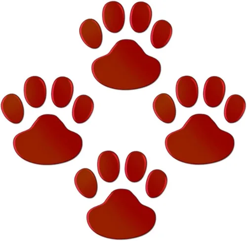 Vista 11 de AKOAK 4 calcomanías 3D con estampado de pata de perro, calcomanías para insignia de automóvil, calcomanías para parachoques de ventana de automóvil