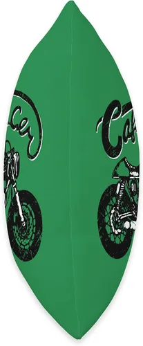 Vista 2 de American Cafe Racer Motorcycle Apparel and Merch Cafe Racer Biker Men Women Adult Teens Boys Girls Kids Youth Throw Pillow, 16x16, Multicolor