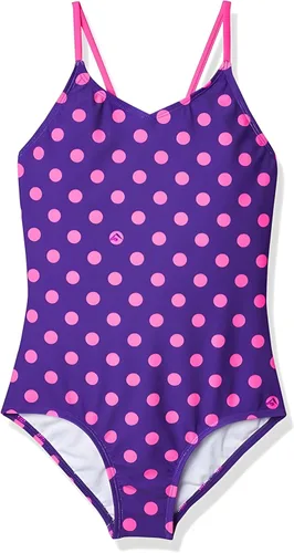 Vista 33 de Kanu Surf Bañador deportivo de una pieza Daisy Beach para niñas Aloha Negro